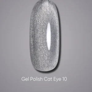Dark gel polish Cat Eye 10, 10 ml
