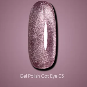 Dark gel polish Cat Eye 03, 10 ml
