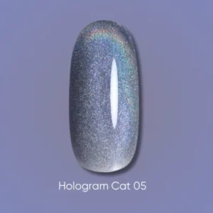 Dark gel polish Hologram cat 05, 6 ml