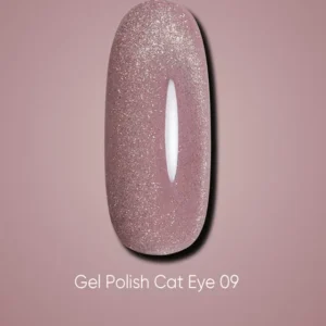 Dark gel polish Cat Eye 09, 10 ml
