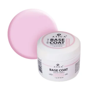Baza kauczukowa Atica Base Gel Сold pink (soak off), 30 ml
