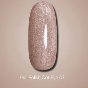 Dark gel polish Cat Eye 07, 10 ml