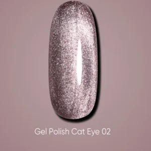 Dark gel polish Cat Eye 02, 10 ml