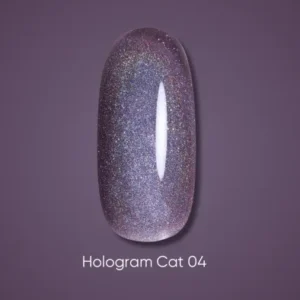 Dark gel polish Hologram cat 04, 6 ml