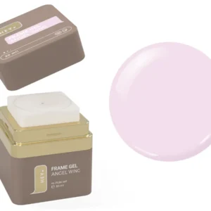 HEYLOVE Frame Gel Angel Wing 30 ml – mleczno-różowy żel budujący do paznokci