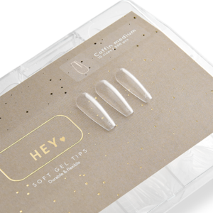 Tipsy żelowe HEYLOVE Coffin Medium 500 szt