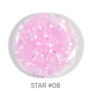 DARK Star Polish Gel 08 – żel brokatowy do zdobień paznokci 5 ml