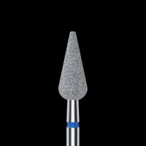 Frez diamentowy Staleks gruszka ostra niebieska FA100B050/12