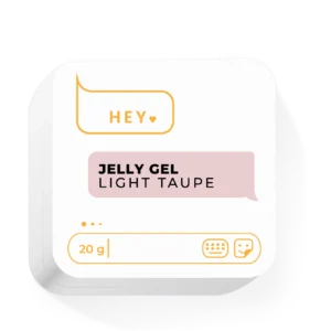 HEYLOVE Jelly Gel Light Taupe 20 g – Ciemnobeżowy żel budujący