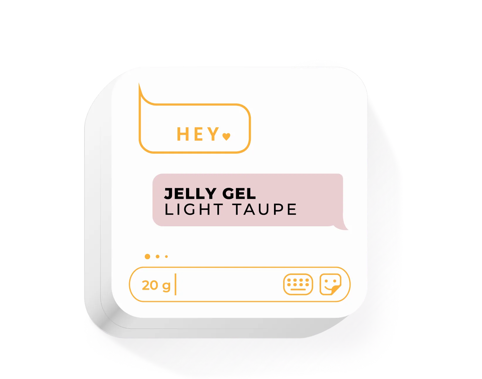 HEYLOVE Jelly Gel Light Taupe 20 g – Ciemnobeżowa galaretka budująca 1 HEYLOVE Jelly Gel Light Taupe 20 g – Ciemnobeżowy żel budujący