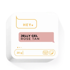 HEYLOVE Jelly Gel Rose Tan 20 g – Beżowo-różowy żel budujący