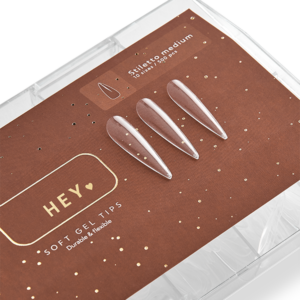 HEYLOVE Stiletto Medium 500 szt – tipsy żelowe do paznokci stiletto