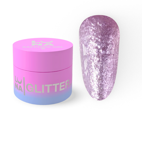 LUNAmoon Sapphire Gel 02 – perłowy żel do zdobień paznokci liliowy 5 ml 1 LUNAmoon Sapphire Gel 02 – perłowy żel do zdobień paznokci liliowy 5 ml
