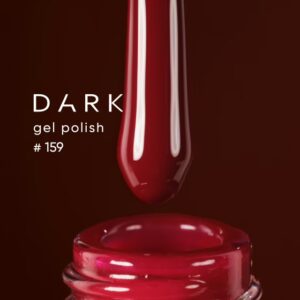 Dark Gel Polish 159, 6 ml – lakier hybrydowy bordo
