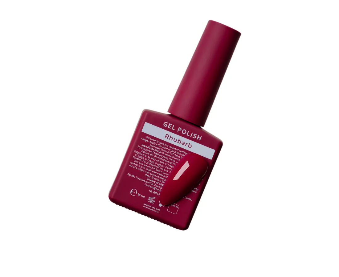 HEYLOVE Gel Polish RHUBARB 15 ml - Lakier hybrydowy - obrazek 2