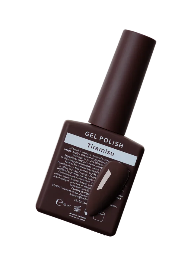 HEYLOVE Gel Polish Tiramisu 15 ml - mleczna czekolada - obrazek 2