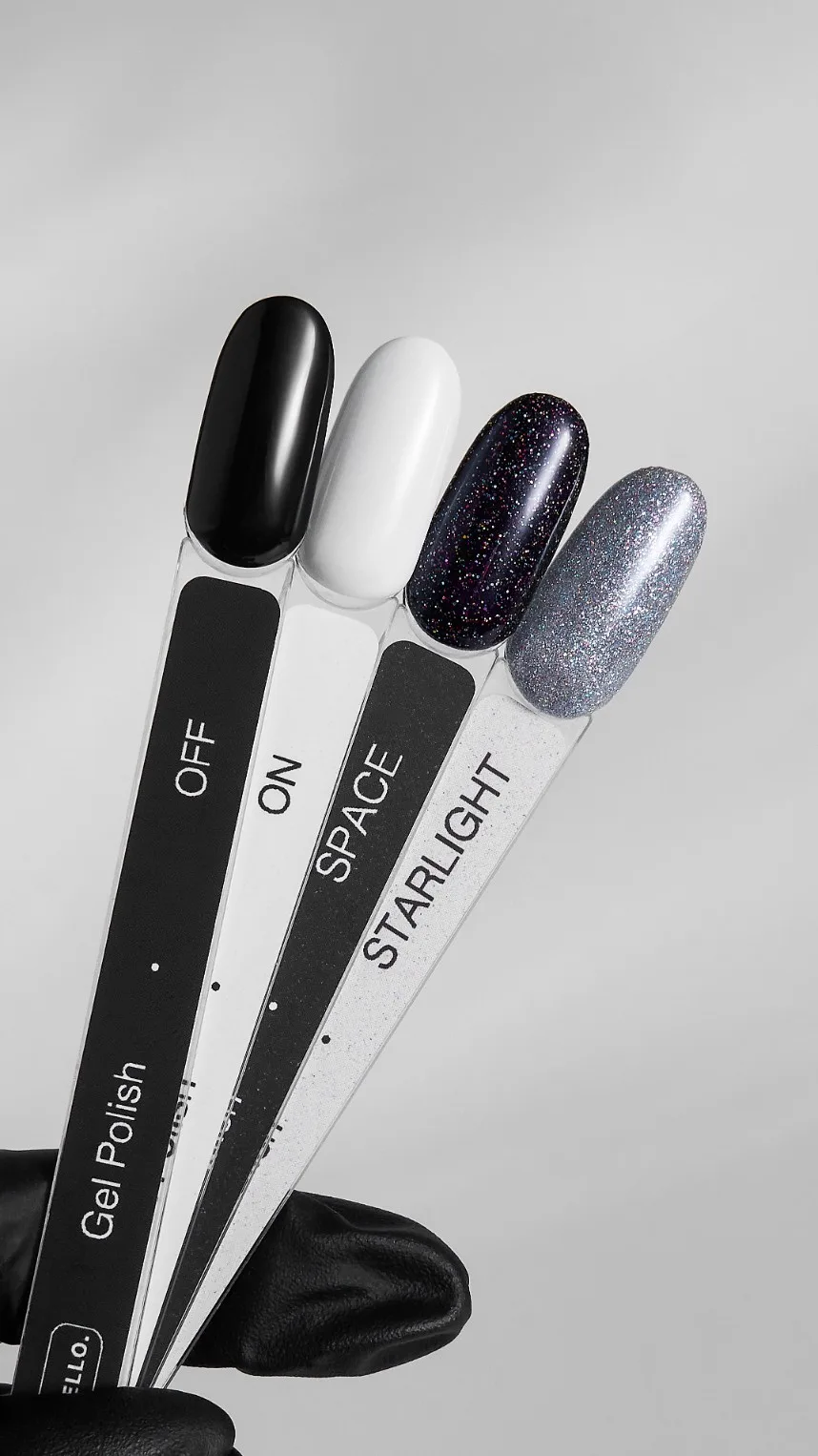 HEYLOVE gel polish Off 15 ml - czarny lakier hybrydowy - obrazek 3