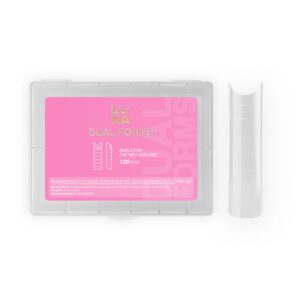 Formy górne do paznokci żelowych Lunamoon Dual Nail Forms Skeleton Arched Square