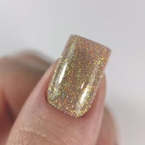 Dark Gel Polish Flash 20, 10 ml - lakier brokatowy flash