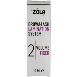 Krok 2 do laminacji rzęs i brwi ZOLA Lash&Brow LAMINATION 2 VOLUME FIXER