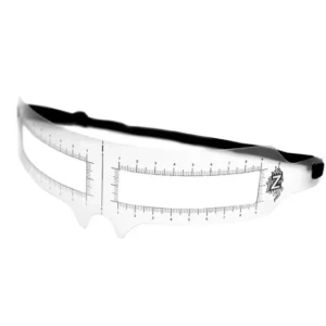 ZOLA linijka z gumką do symetrii brwi