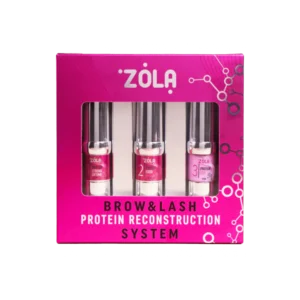 ZOLA Zestaw do laminacji brwi LAMINATION PROTEIN Pink