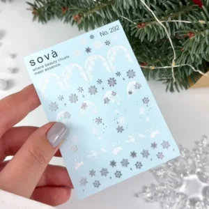 Naklejki Wodne do paznokci SOVADECOR 292