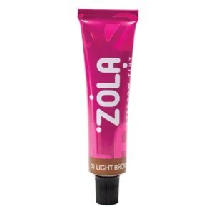 ZOLA farba do brwi z kolagenem 01 Jasnobrązowa 15 ml