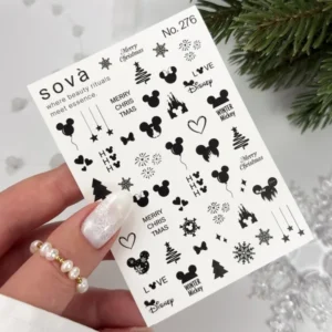 Naklejki Wodne do paznokci SOVADECOR 276