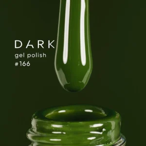 Zielony lakier hybrydowy - DARK Gel Polish 166
