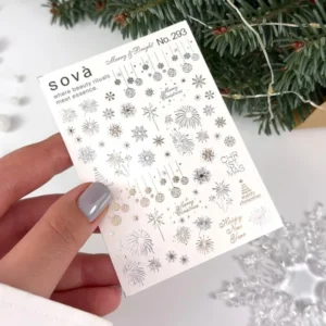 Naklejki Wodne do paznokci SOVADECOR 293