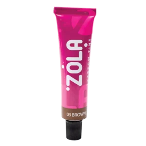 ZOLA farba do brwi z kolagenem 03 Brązowa 15 ml