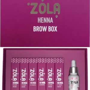 ZOLA Henna Brow Box zestaw henny do brwi i rzęs 10 g