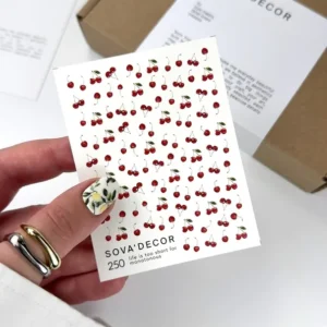 Naklejki Wodne do paznokci SOVADECOR 250