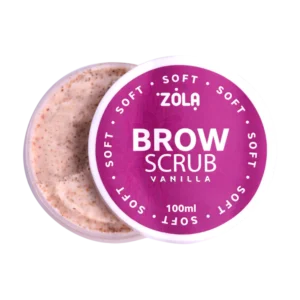 ZOLA Soft Vanilla Brow Scrub – Peeling do brwi 100 ml