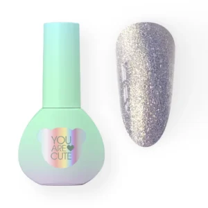YOUARECUTE Color 105 – Lakier hybrydowy brokatowy perłowy 5 ml