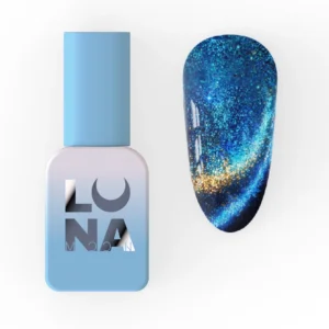 LUNAmoon Cat Eye 266 to niebieski lakier hybrydowy z efektem kociego oka
