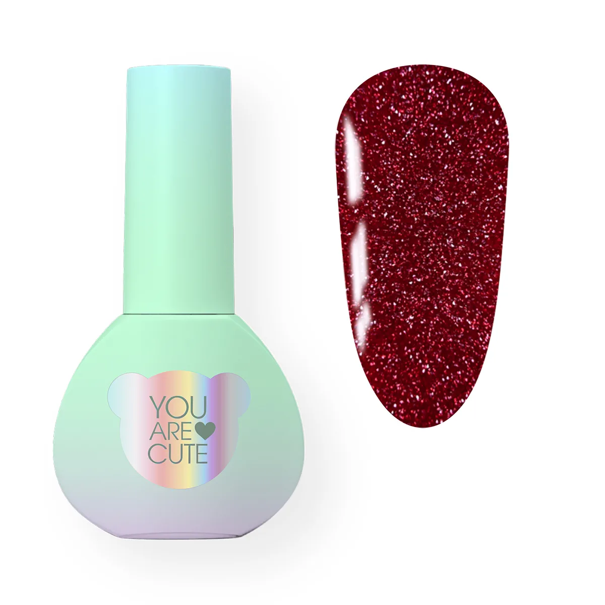 YOUARECUTE Color 142 – Refleksyjny lakier hybrydowy 5 ml 1 0e5f36d2e4b23d1b482cf97074d8bd1d