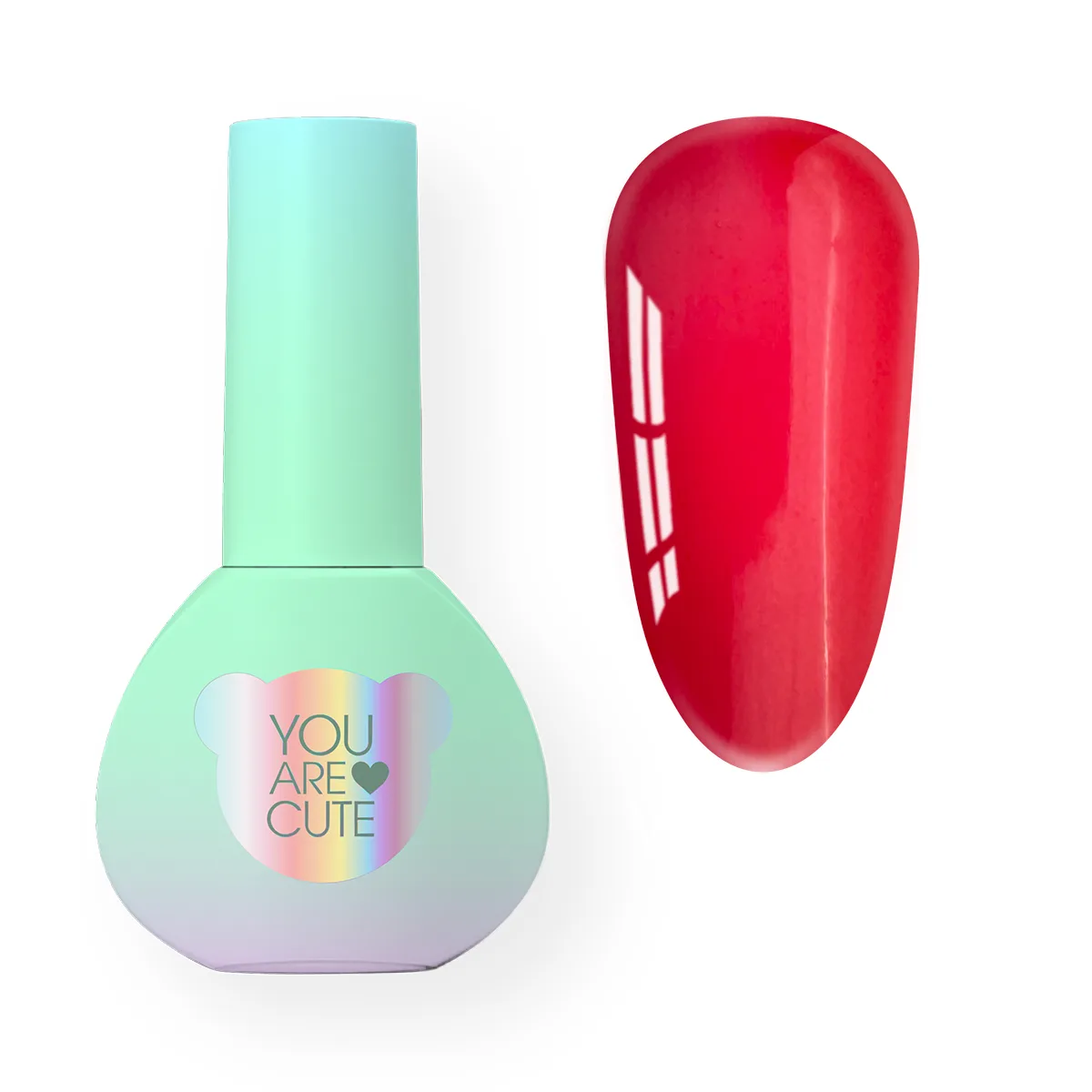 YOUARECUTE VITRAGE Color 134 – Lakier hybrydowy witrażowy 5 ml 1 76493e080286462e4b78f6e2d5bb1abf