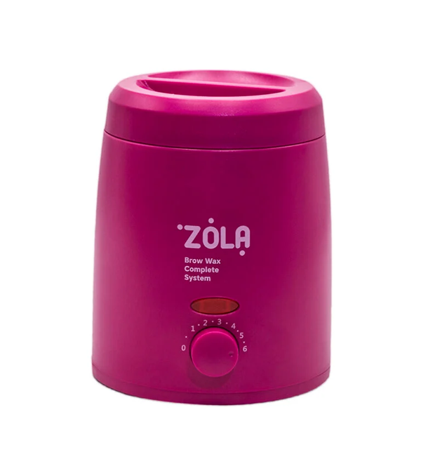 ZOLA Podgrzewacz do wosku 200 ml – różowy | termostat 1–6 | 35 W | do wosku w granulkach i w puszce