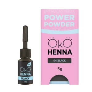 OkO Power Powder 04 Black – henna pudrowa do brwi 5 g