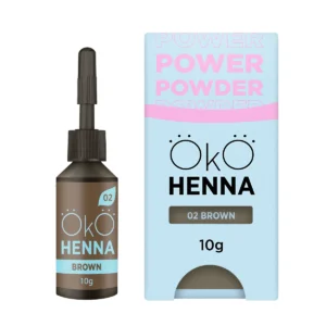 Henna OKO 02 Brown – henna pudrowa do brwi 10 g