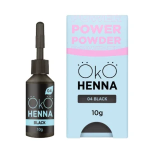 Henna OKO 04 Black – henna pudrowa do brwi 10 g
